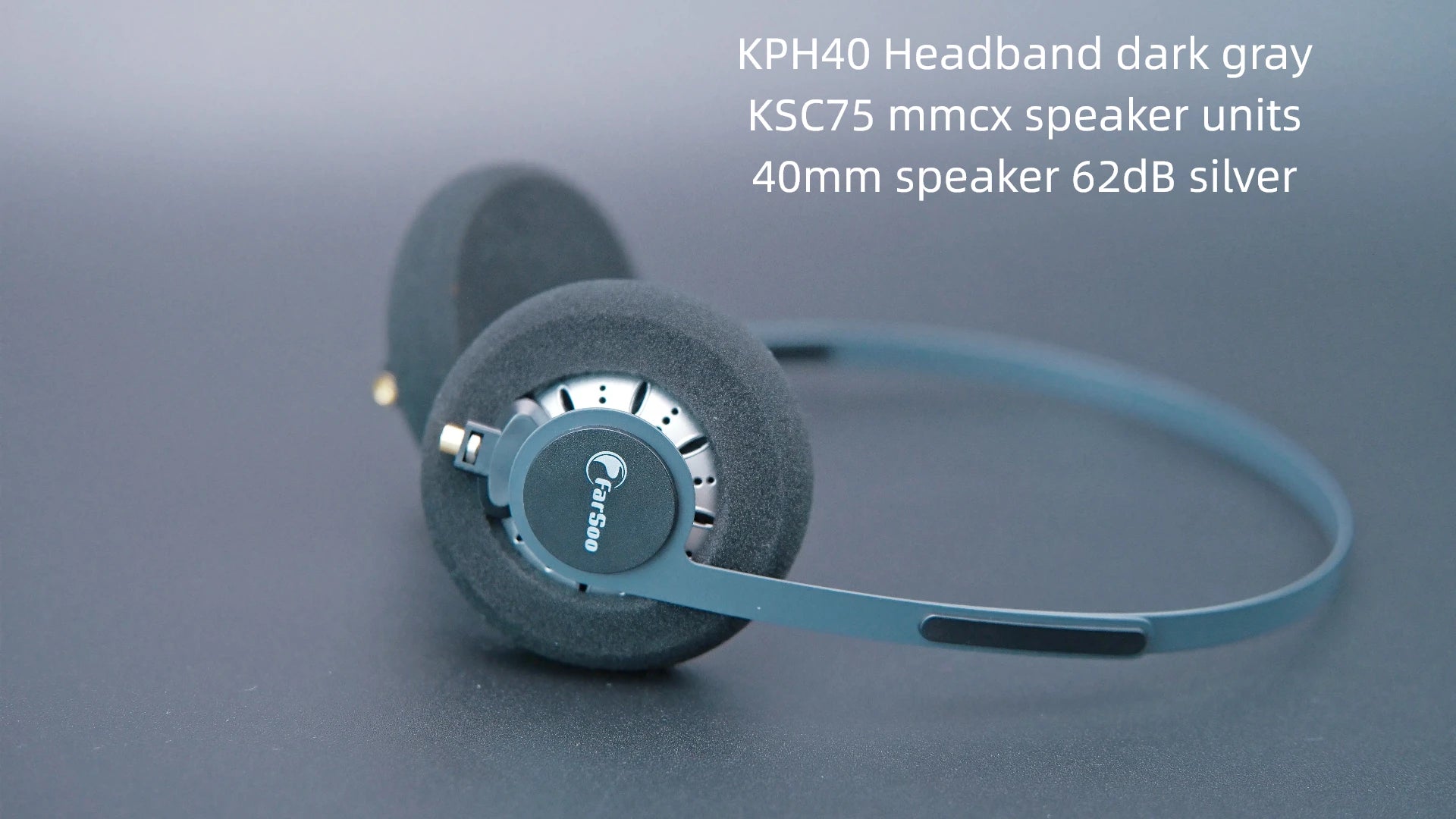 MMCX HiFi Over-Ear Headphones with Deep Bass and Low Latency Audio Tidesmit