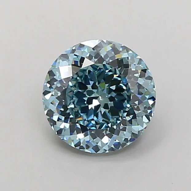Portuguese Cut CVD Lab Diamond Fancy Vivid Blue VS1 Polish EX Excellent IGI Certified Loose Stone Premium Quality Rare Find