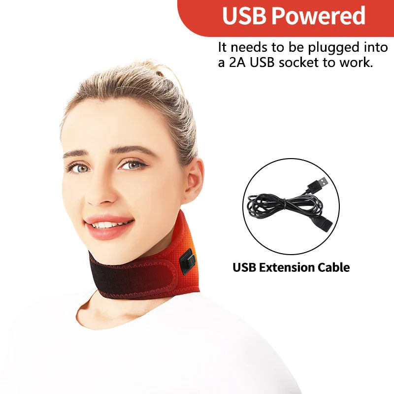 Electric Neck Massager with Heat and Vibration - Tidesmit Recovery Tool Fascia Gun Tidesmit