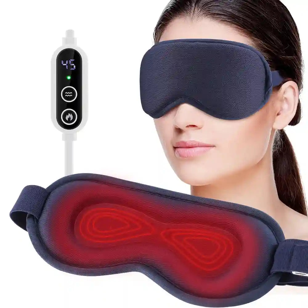 Electric Steam Eye Mask - Heated 3D Massager for Eye Fatigue Eye Massage Instrument Tidesmit