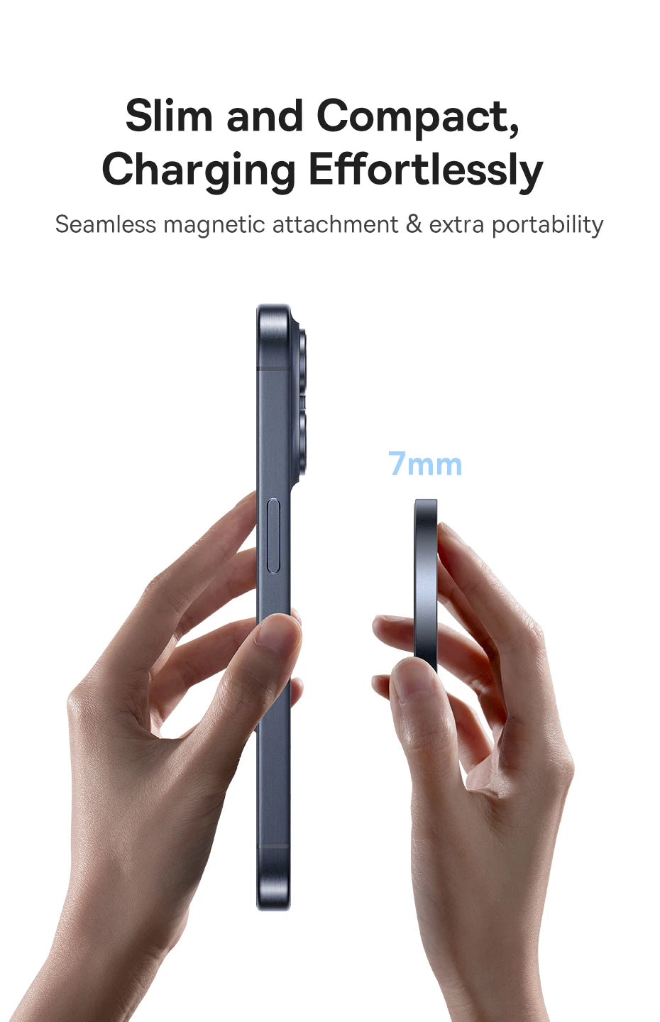 15W MagSafe Compatible Wireless Charger for iPhone 16 Series Tidesmit