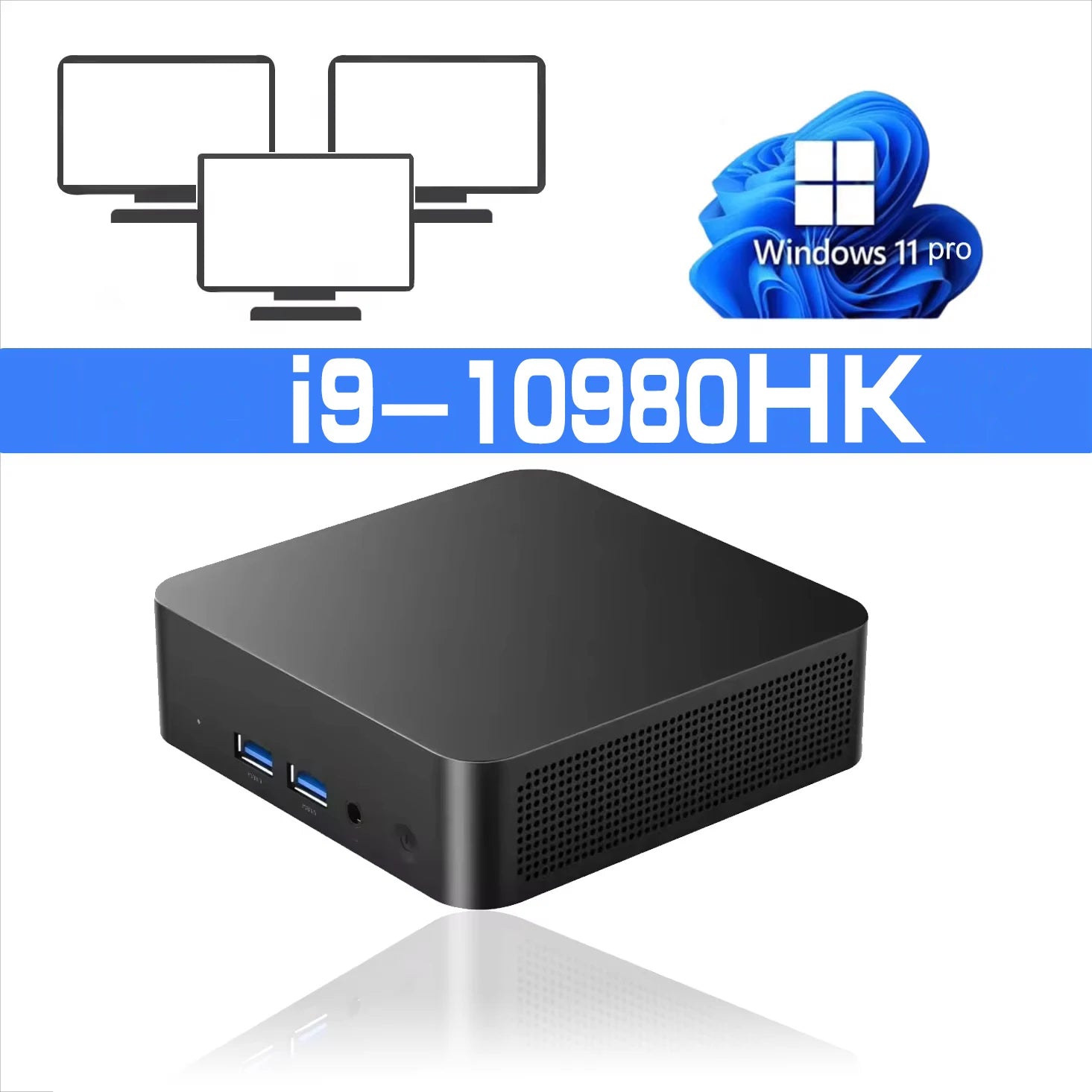 2026 intel i9 10980HK N150 Mini PC Protable Gaming 16/32GB RAM WIFI6 BT5.2 4K 1/2TB SSD 1000Mbps Mini Gamer Computer PC
