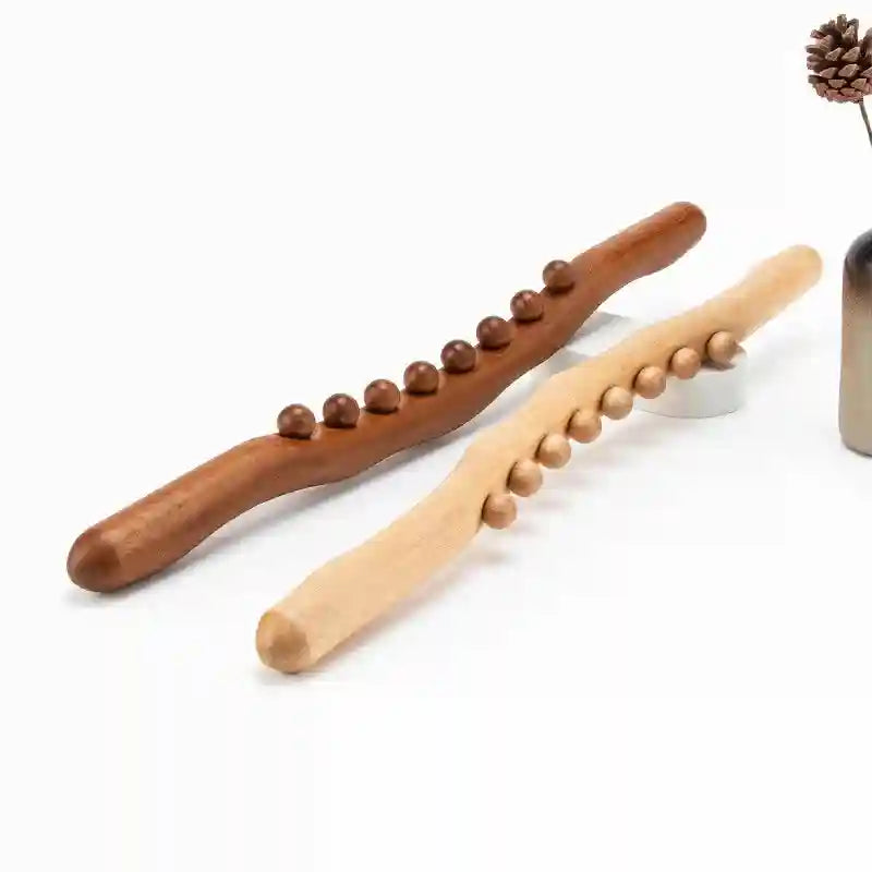 Back Massage Stick - Natural Wood Deep Tissue Muscle Release Tool Back Massage Instrument Tidesmit