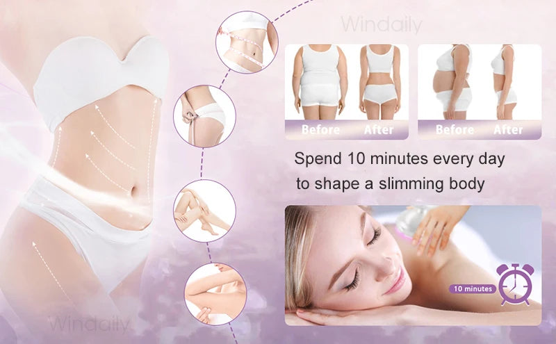 EMS RF Body Slimming Machine - Electric Massager for Muscle Relief Body Shaping Massage Equipment Tidesmit