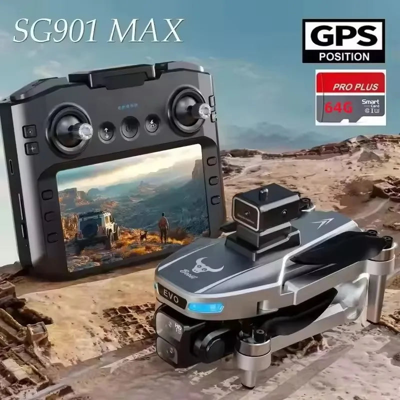 GPS Camera Drone with Obstacle Avoidance - Foldable 8K Quadcopter SG901MAX GPS 64G China Mainland Tidesmit