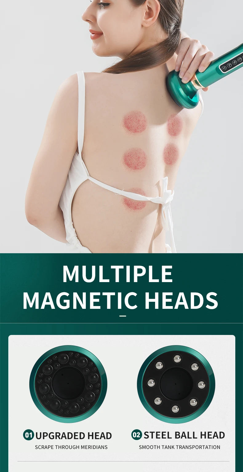 Electric Cupping Massager for Cellulite Removal and Body Sculpting Relaxation Treatment Tidesmit
