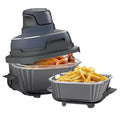 CBT 2025 NEW Smart Glass Air Fryer Oven 4L Nonstick Pot Square Hot Sale Household Cooking Electric Digital Air Fryer