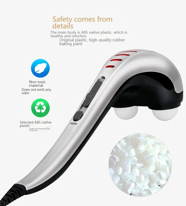 Handheld Percussion Massager - Deep Tissue Recovery Tool Relaxation Treatment Tidesmit