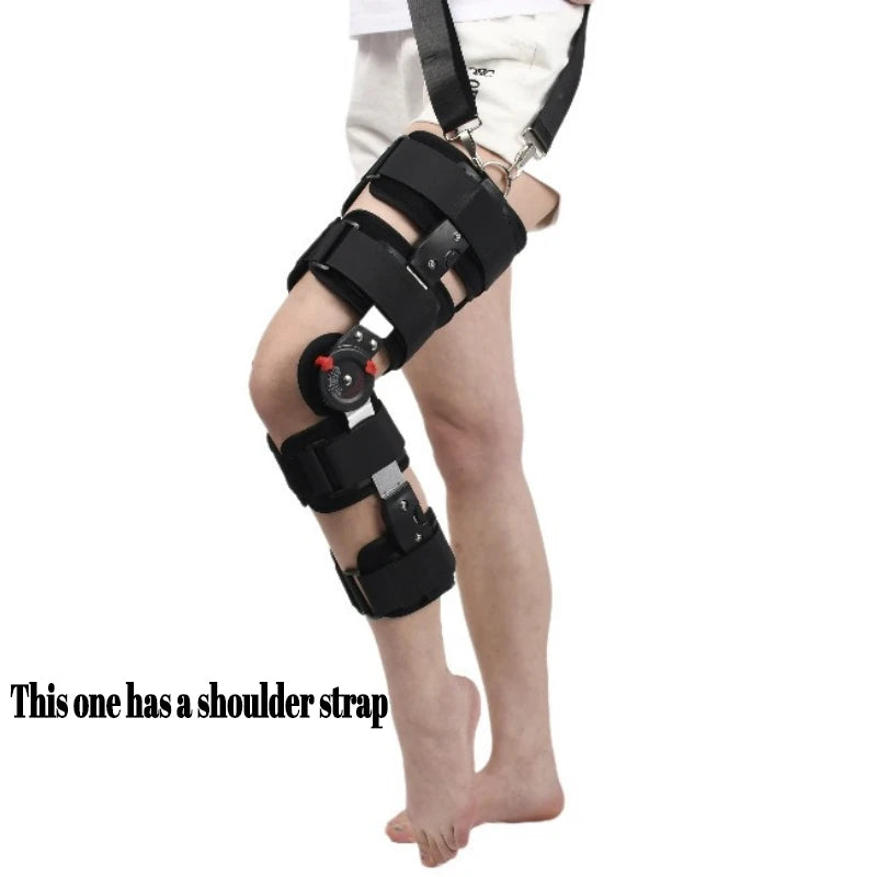 Orthopedic Support Stabilizer After Surgery Adjustable Hinged Knee Brace Knee Joint Fixation Stretcher Leg Recovery Stabilizers