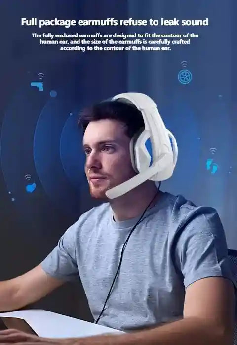 Wired Over-Ear Headphones with Adjustable Padded Fit | Tidesmit Tidesmit