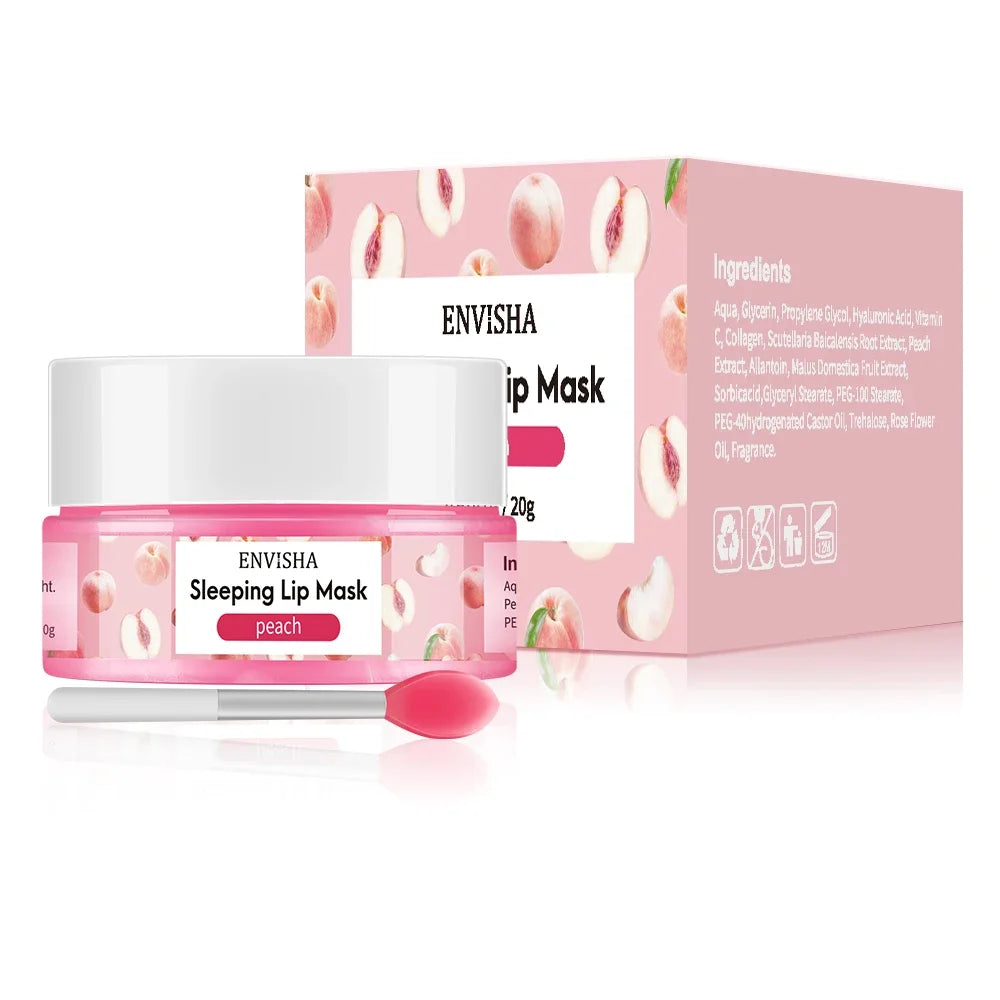 Watermelon Lip Sleeping Mask - Nourishing Hydrating Balm Treatment Lip Care Peach mask Tidesmit