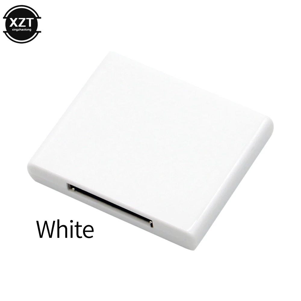 Bluetooth Music Receiver for Bose SoundDock 30-Pin Adapters - Black & White WHITE Tidesmit