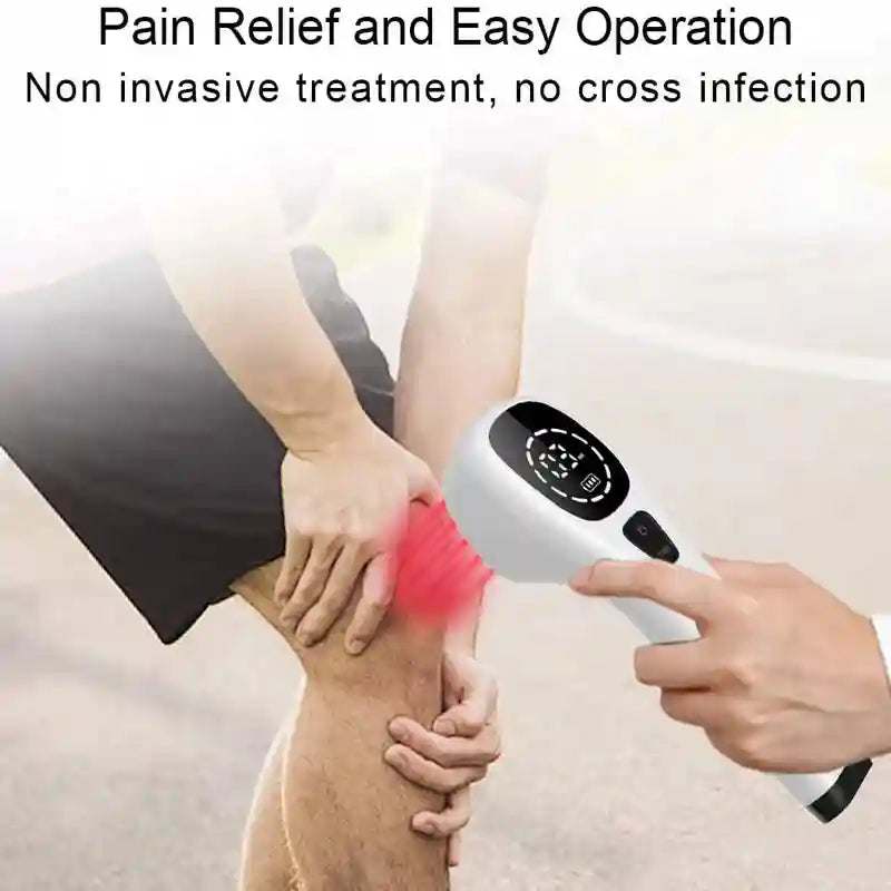 Laser Therapy Device for Pain Relief - Handheld LLLT 808nm by Tidesmit Back Massage Instrument Tidesmit
