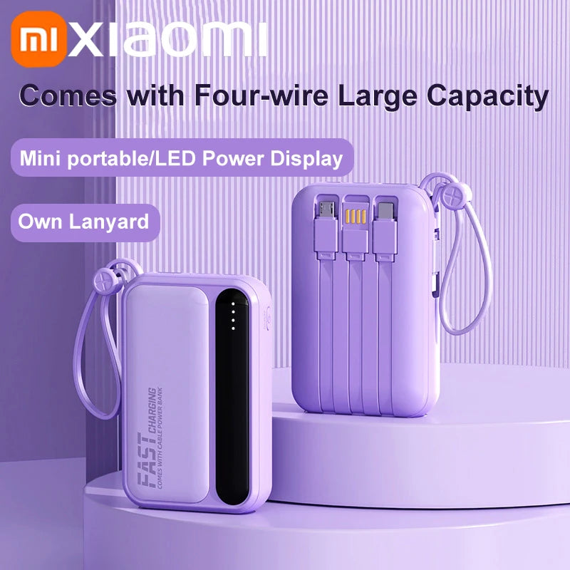 Portable Charger 50000mAh with 4 Built-in Cables | Tidesmit Tidesmit