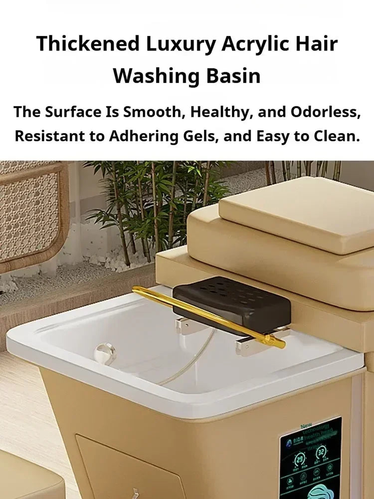 Head Spa Shampoo Chair with Integrated Water Tank - Japanese Wash Basin Massage Chairs Tidesmit