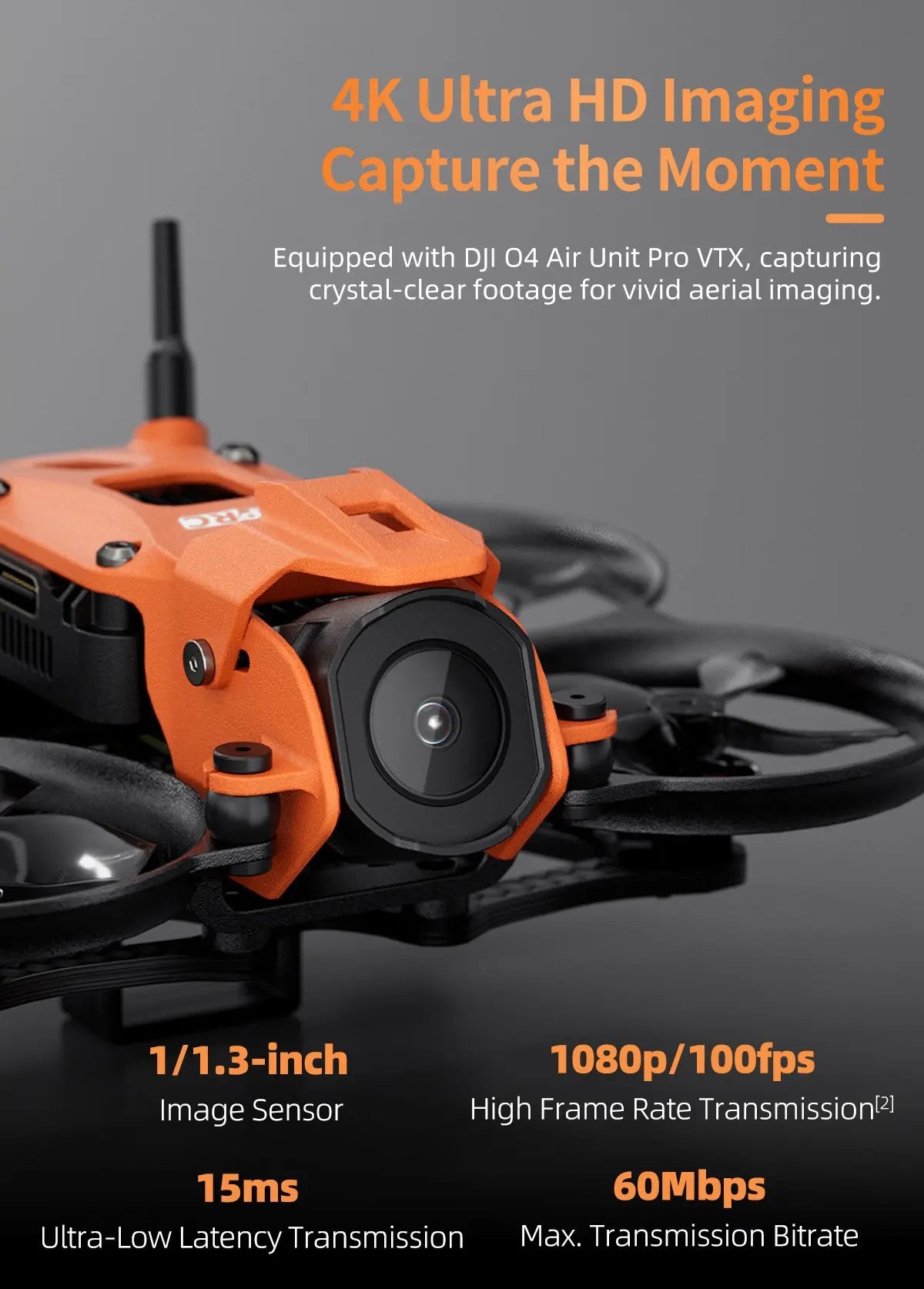 DarkStar16 O4 Pro 2S FPV Camera Drone with GPS and Obstacle Avoidance Tidesmit