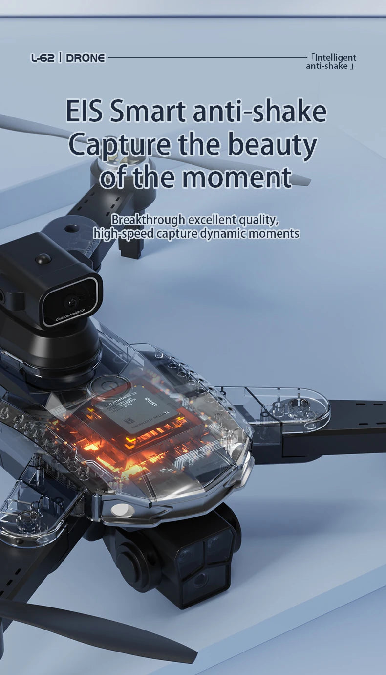Tidesmit GPS Camera Drone with Obstacle Avoidance and Dual 6K Lens Tidesmit