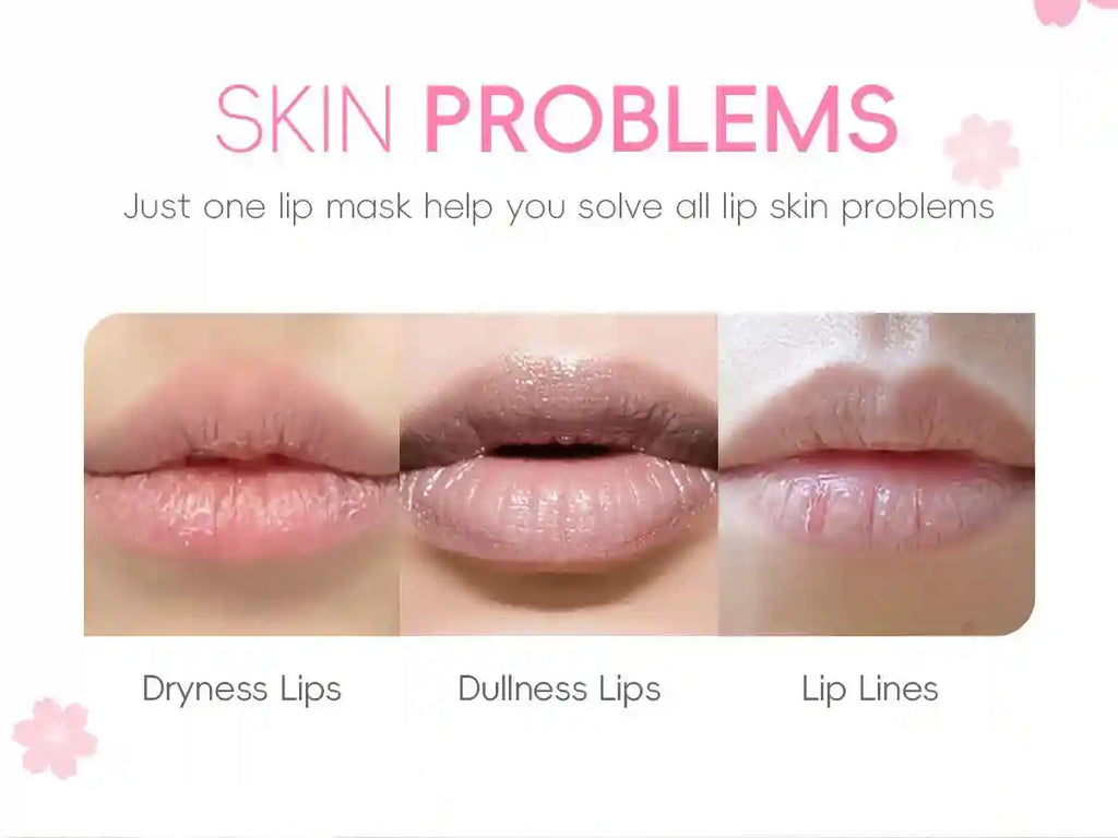Sakura Lip Mask - Moisturizing Repair Treatment for Dry Lips 15g Lip Care Tidesmit