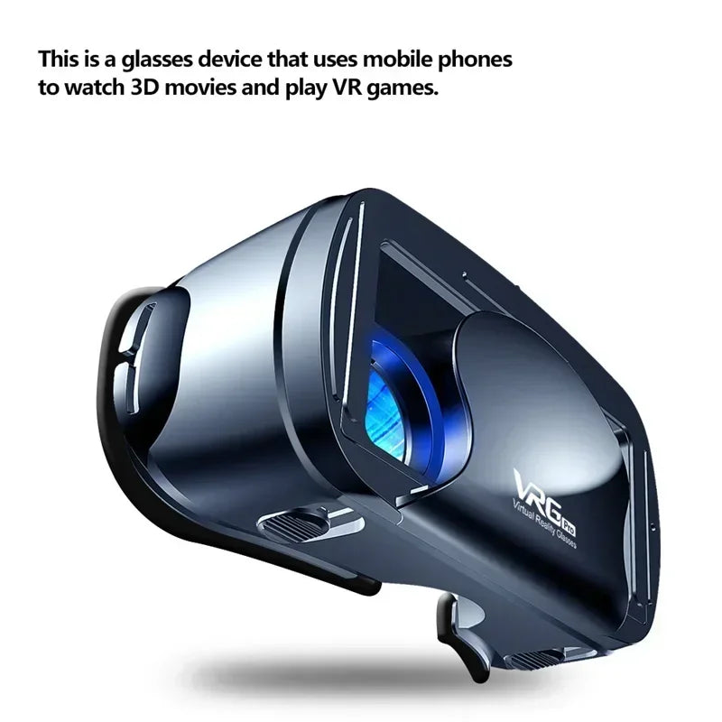 VR Headset for Smartphones - Lightweight 3D Virtual Reality Glasses Tidesmit