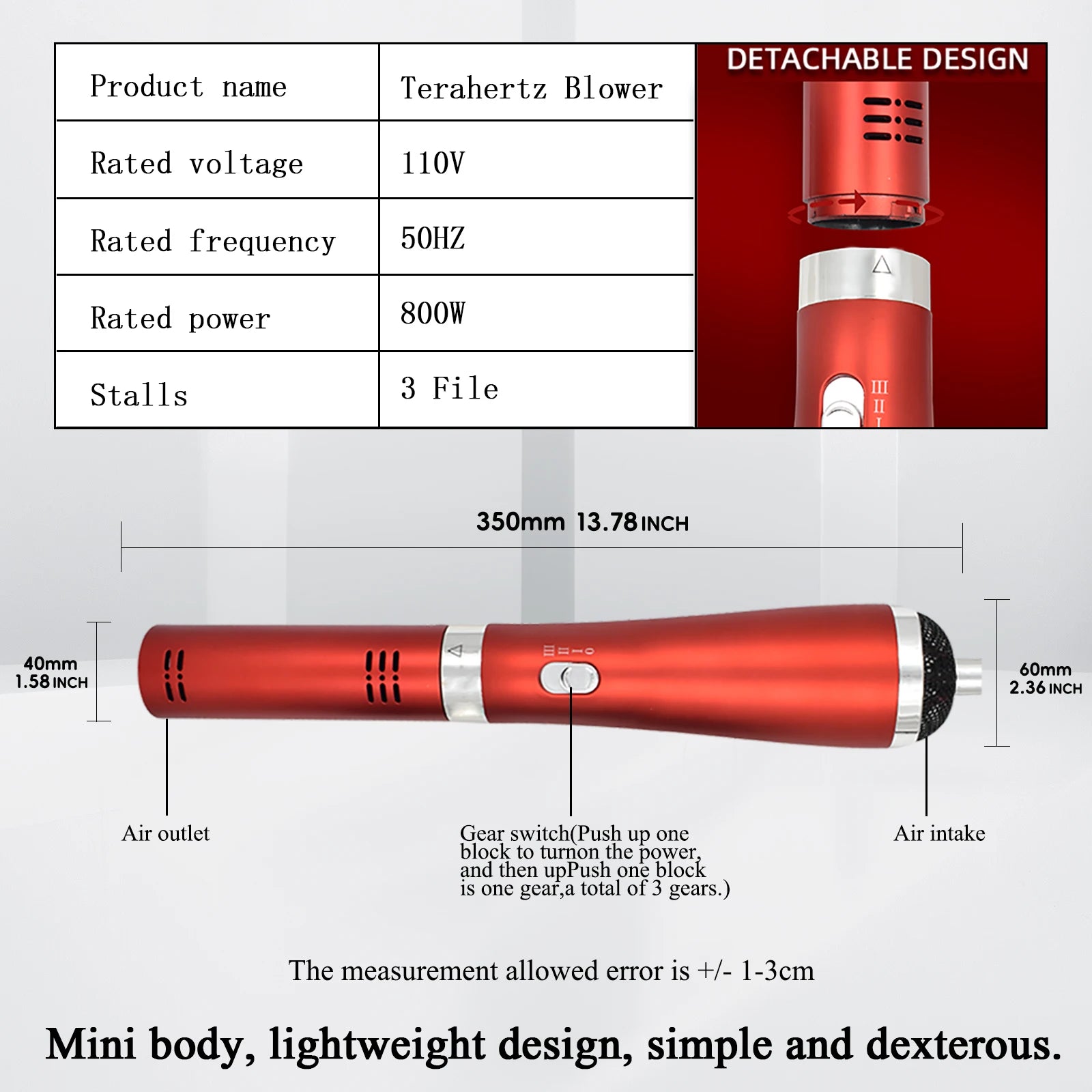 Terahertz Therapy Blower for Relaxation – Home Wellness Tool Relaxation Treatment Tidesmit