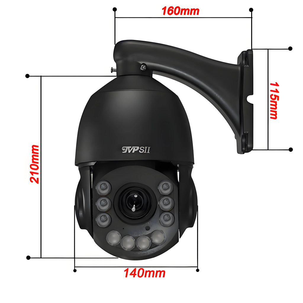 Max.512G Laser Infrared Metal Auto Tracking Cruise 8MP 4K 90X Optical Zoom 360° Audio POE PTZ Speed Dome Surveillance IP Camera