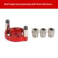 Aluminum Wood Drill Guide Locator Vertical Drilling Positioner Dowel Hole Jig Woodworking DIY Drilling Tool
