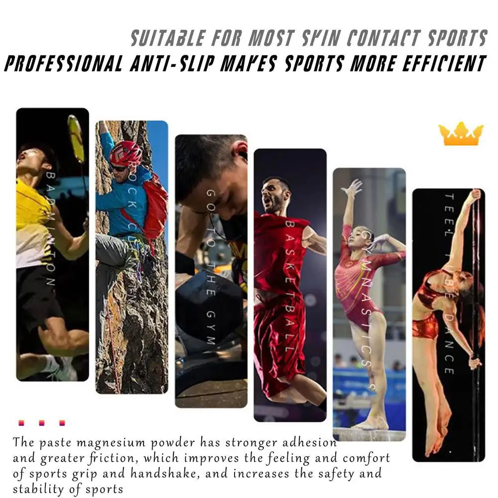 Sports Liquid Magnesium Powder Fitness Lifting Anti Slip Cream Grip Liquid Magnesium For Indoor Pole Dancing Rock Climbing Gym