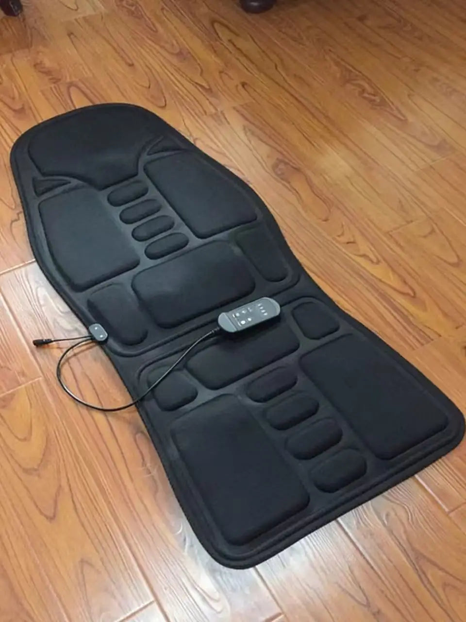 Portable Car Massage Cushion - Heated Deep Tissue Seat Pad Black Massage Cushion Tidesmit