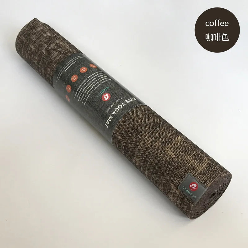 Natural jute yoga mat Eco-friendly natural jute yoga mat