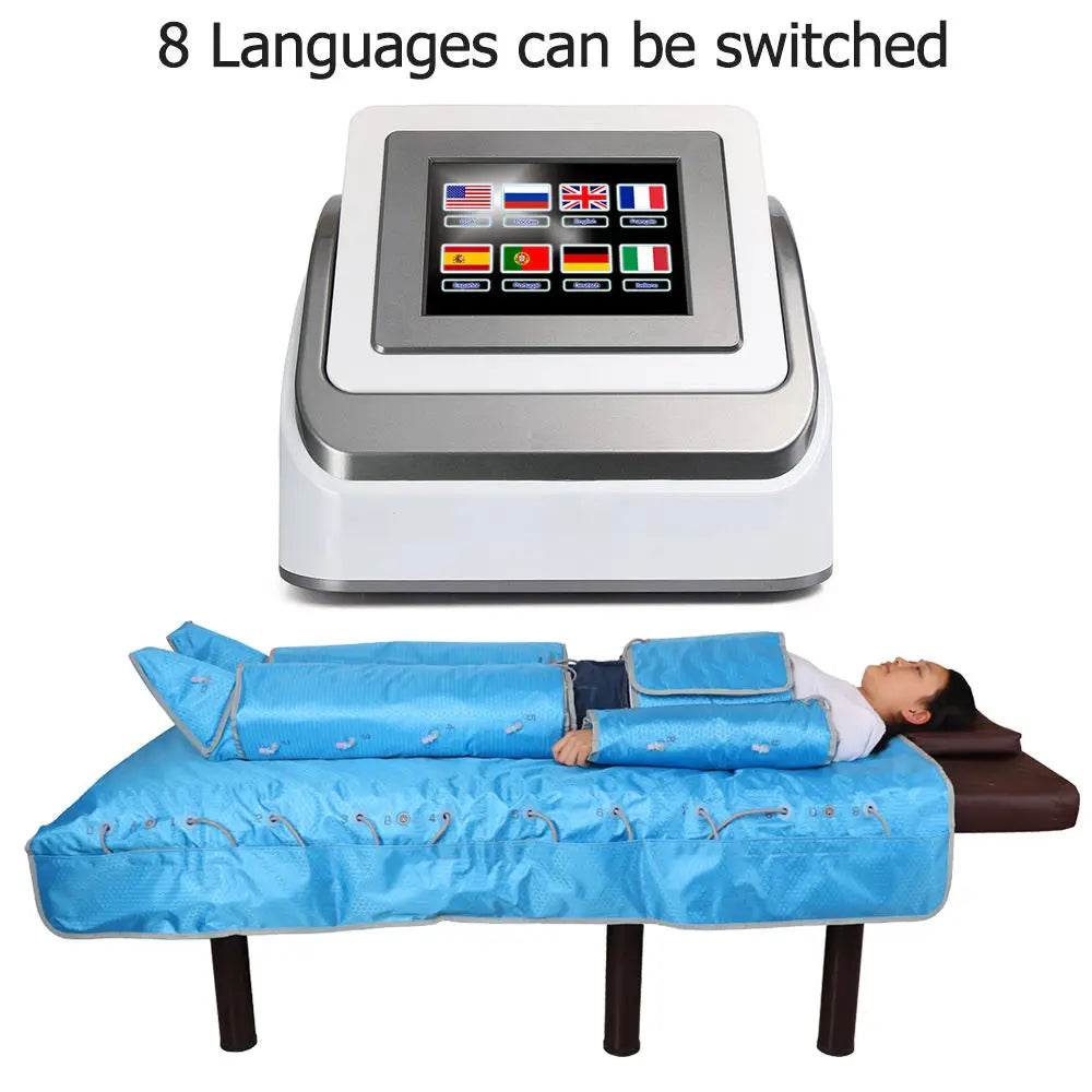 Portable Lymphatic Drainage Machine 3-in-1 EMS Massager with Heat Therapy Body Shaping Massage Equipment Tidesmit