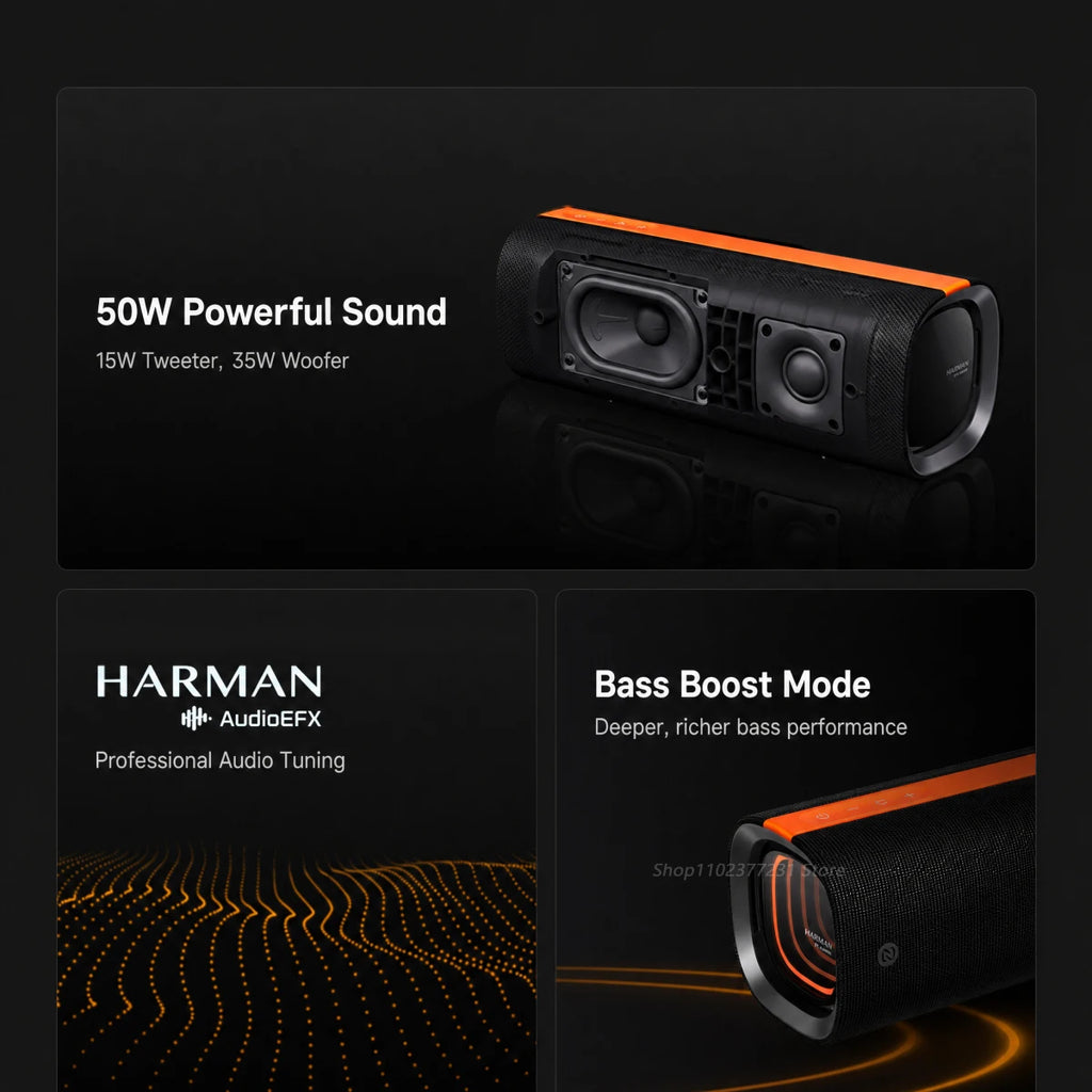 Xiaomi Bluetooth Speaker Pro TWS Stereo Speaker IP67 Waterproof Bluetooth 5.4 Harman AudioEFX Combo 50W Portable Speaker CN
