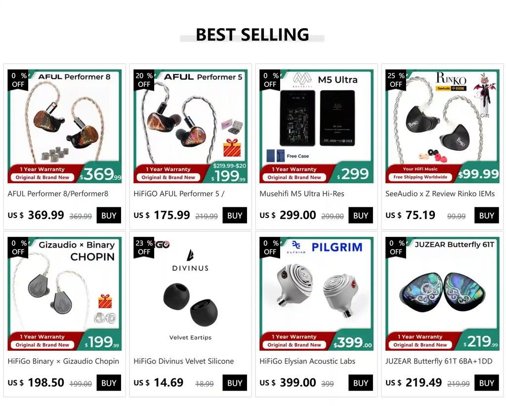 DUNU x Gizaudio DaVinci Hybrid In-Ear Monitors - Studio Grade Audio Tidesmit