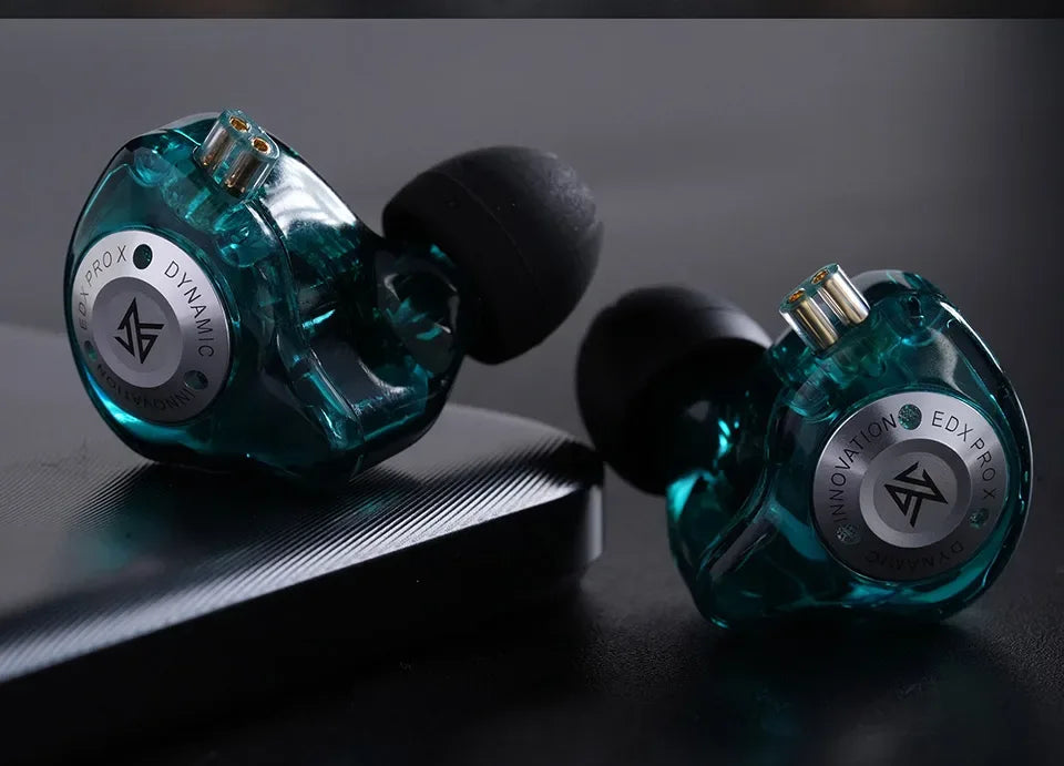 KZ EDX PRO X In Ear Dynamic Drive Earphone HIFI Bass Music Earbud Sport Noise Cancelling Headset ZSN ZST ZS10 pro x C12 CRA Tidesmit