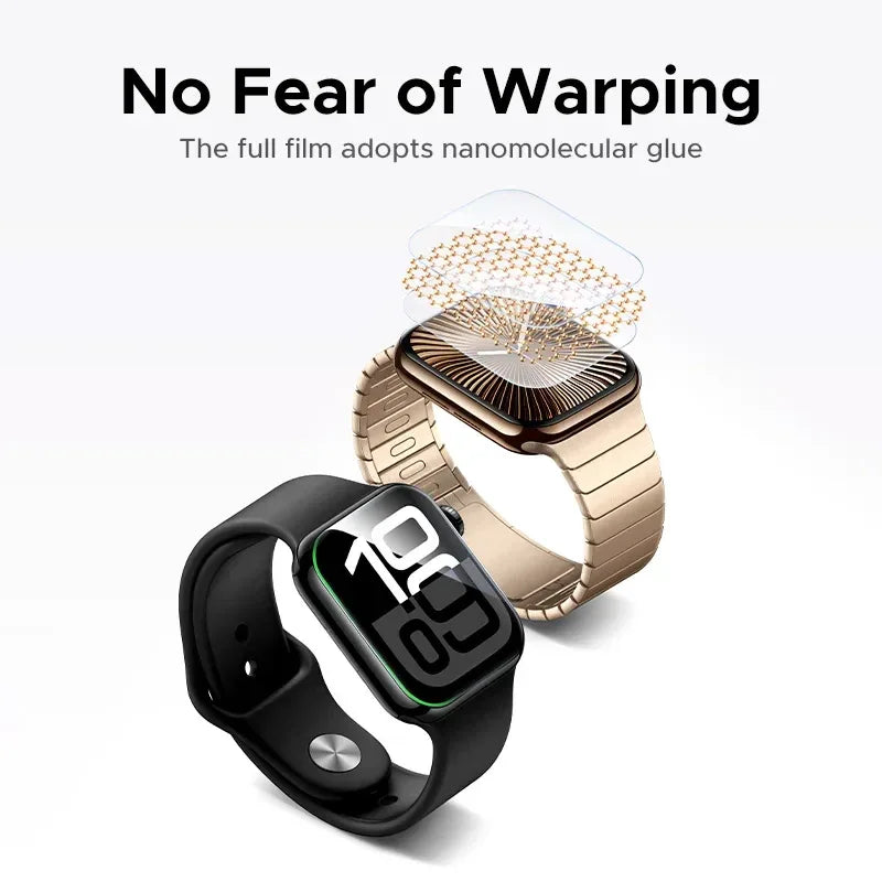 Apple Watch Screen Protector 2-Pack - Full Coverage HD Clear Film Tidesmit