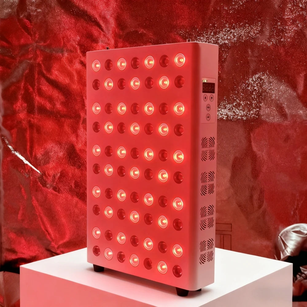 Led Red Light Therapy Panel Dimming Timing LED Beauty Devices Double Chip 660nm 850nm Infrared Light Therapy Skincare Face Body