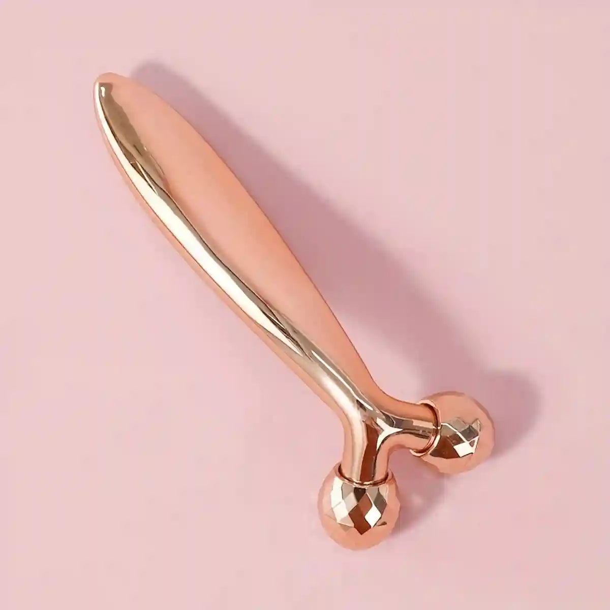 3D Face Massager Roller - 360 Rotating Y-Shaped Sculpting Tool Eye Massage Instrument Gold Tidesmit