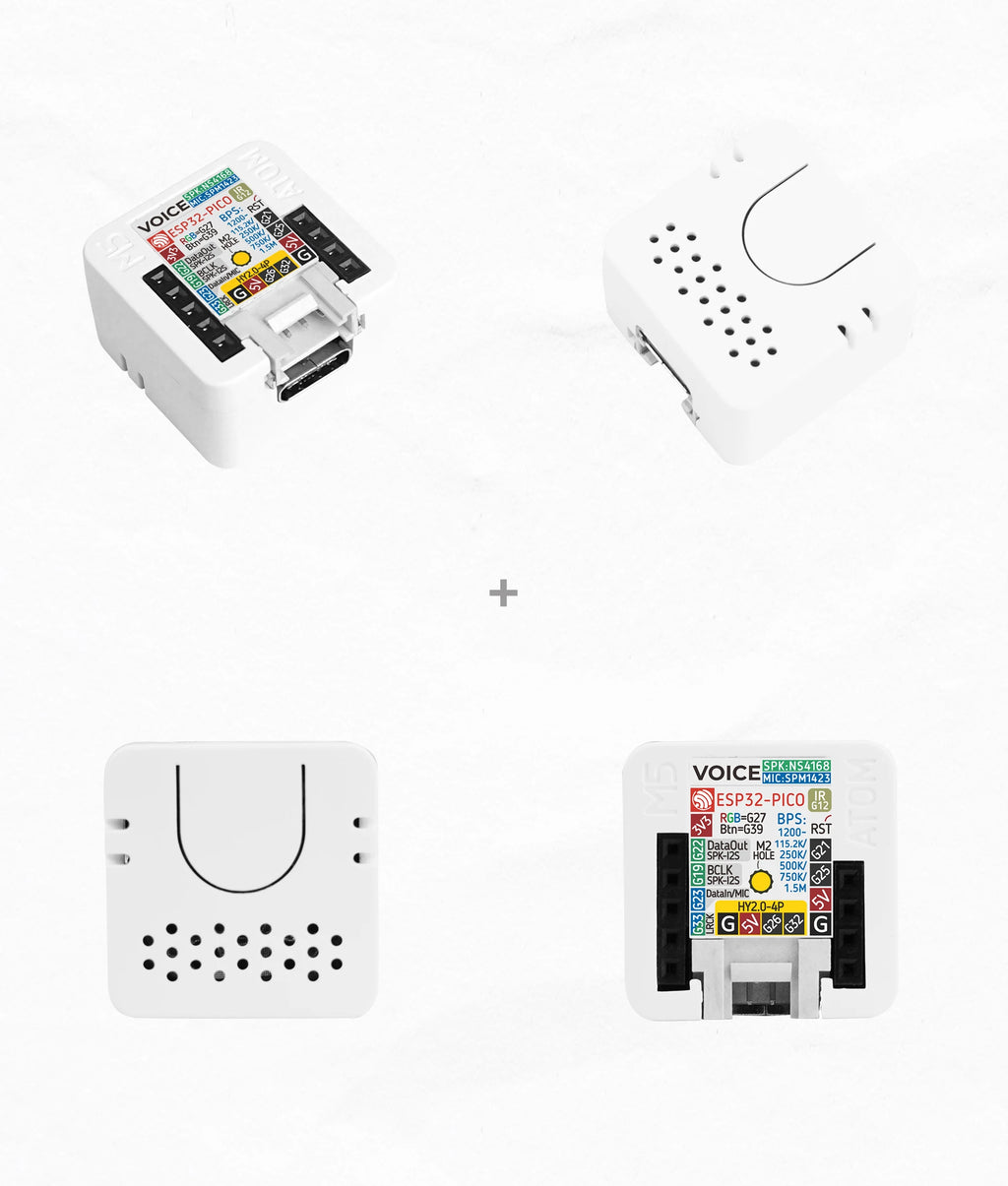 M5Stack Official ATOM Voice ESP32 Smart Speaker Development Kit
