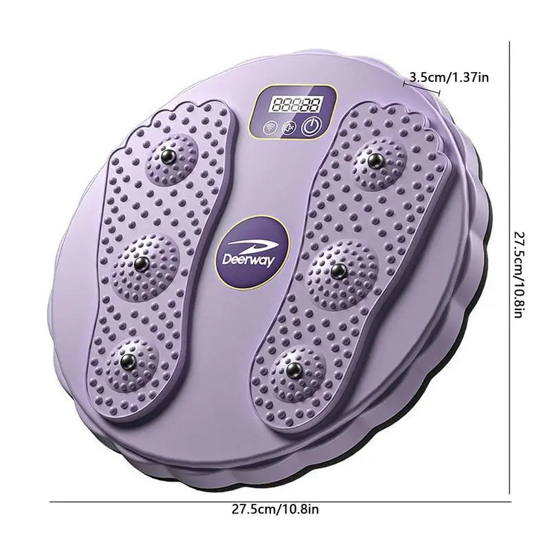 Waist Twisting Disc for Core Fitness - Non-Slip Magnetic Massage Plate Body Shaping Massage Equipment Tidesmit
