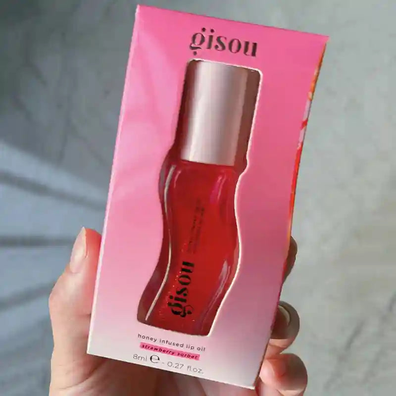 Moisturizing Lip Balm & Tinted Gloss - Hydrating Formula by Tidesmit Lip Care Strawberry Tidesmit