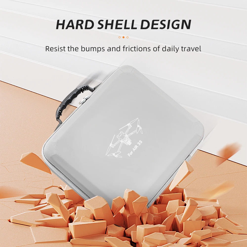 DJI Air 3S Carrying Case | Waterproof Hard Shell Travel Bag Tidesmit