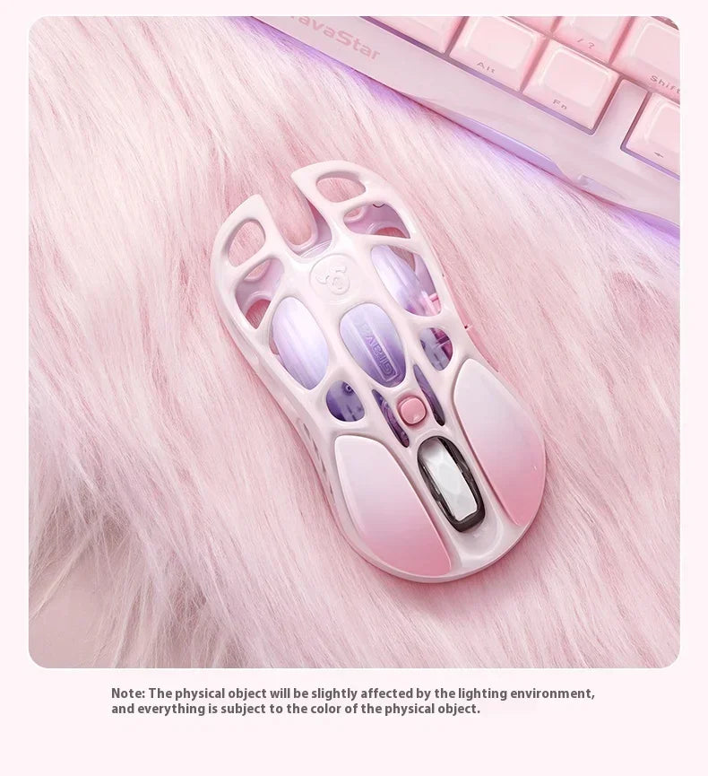 GravaStar Mercury M2 M1 Wireless Gaming Mouse Alloy 26000 DPI PAW3395DM Sensor Lightweight Hollowed Out Design RGB E-sports Mice