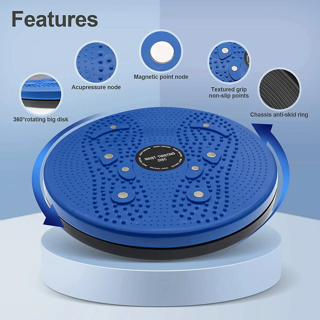 Waist Twisting Disc for Core Fitness - Non-Slip Massage Design Body Shaping Massage Equipment Tidesmit