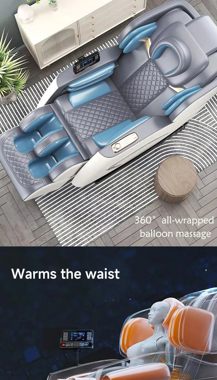 Zero Gravity Massage Chair with Shiatsu Heat and Foot Rollers Massage Chairs Tidesmit