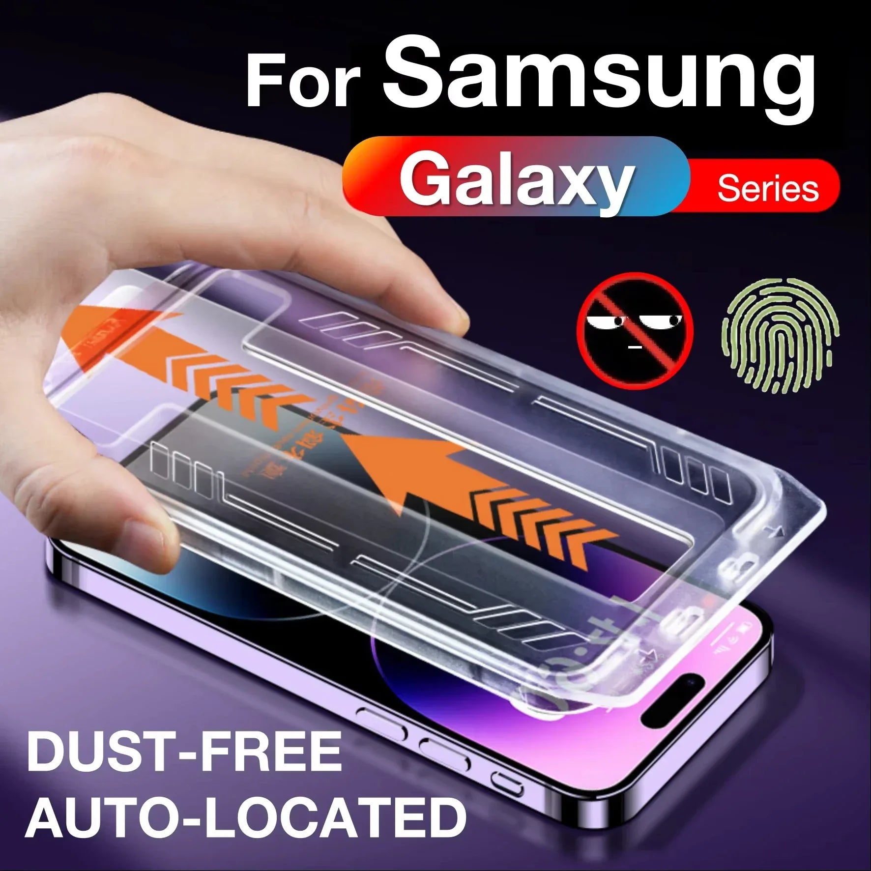 Privacy Screen Protector for Samsung Galaxy - Anti-Spy Tempered Glass Tidesmit