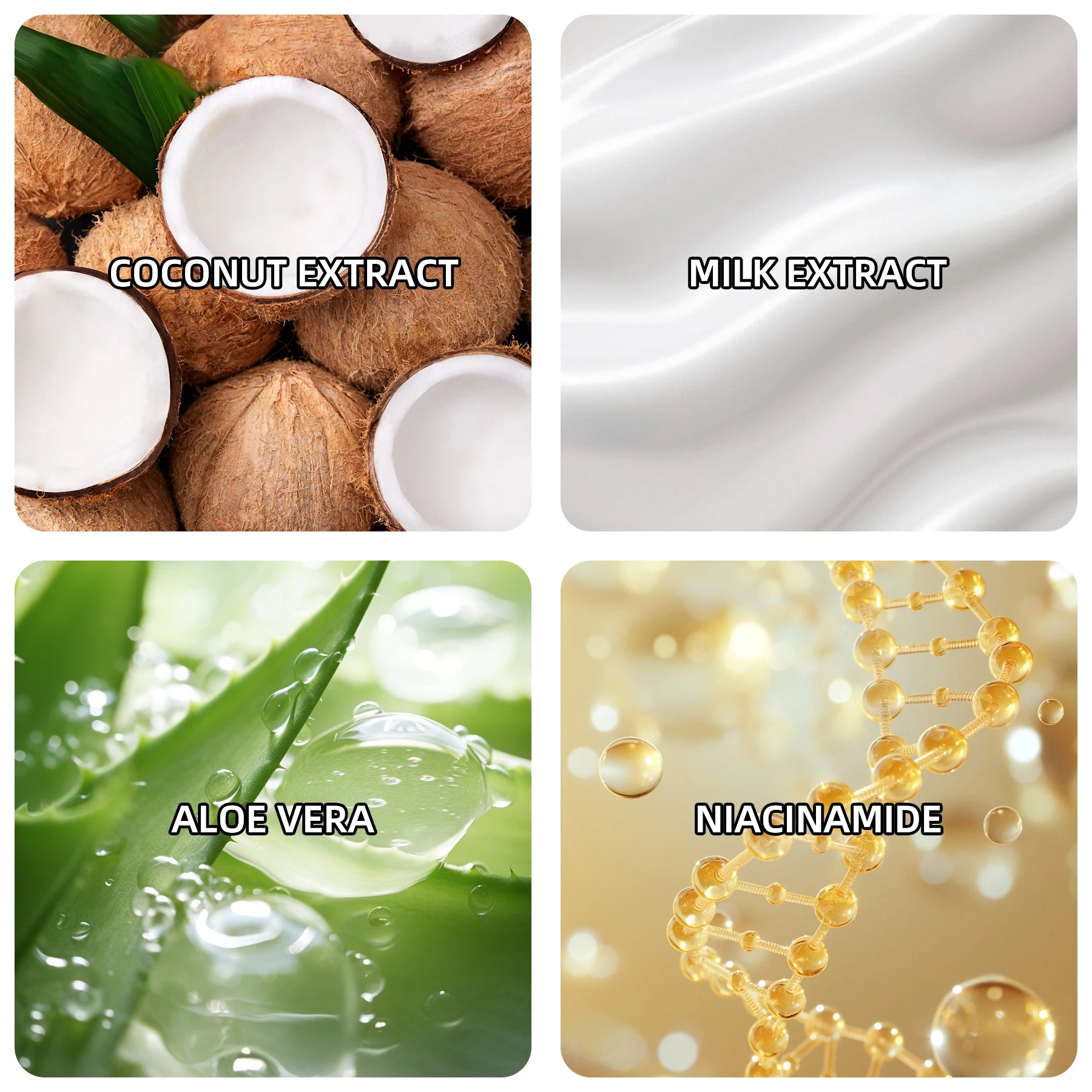 Coconut Exfoliating Scrub Cream | Natural Skin Smoothing - Tidesmit Scrubs Treatments Tidesmit