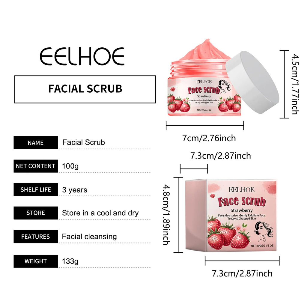Facial Scrub for Dead Skin Removal, Pore Tightening Treatment - Tidesmit Scrubs Treatments Tidesmit