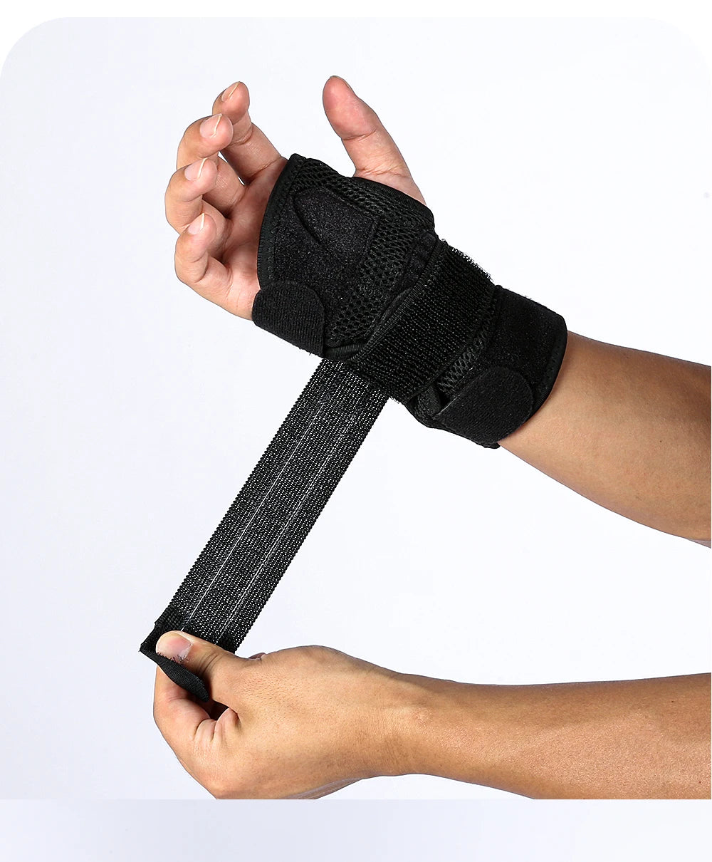 Breathable Wrist Support Professional Splint Wrist Brace Protector Band Arthritis Carpal Tunnel Hand Sprain Tendinitis Wristband