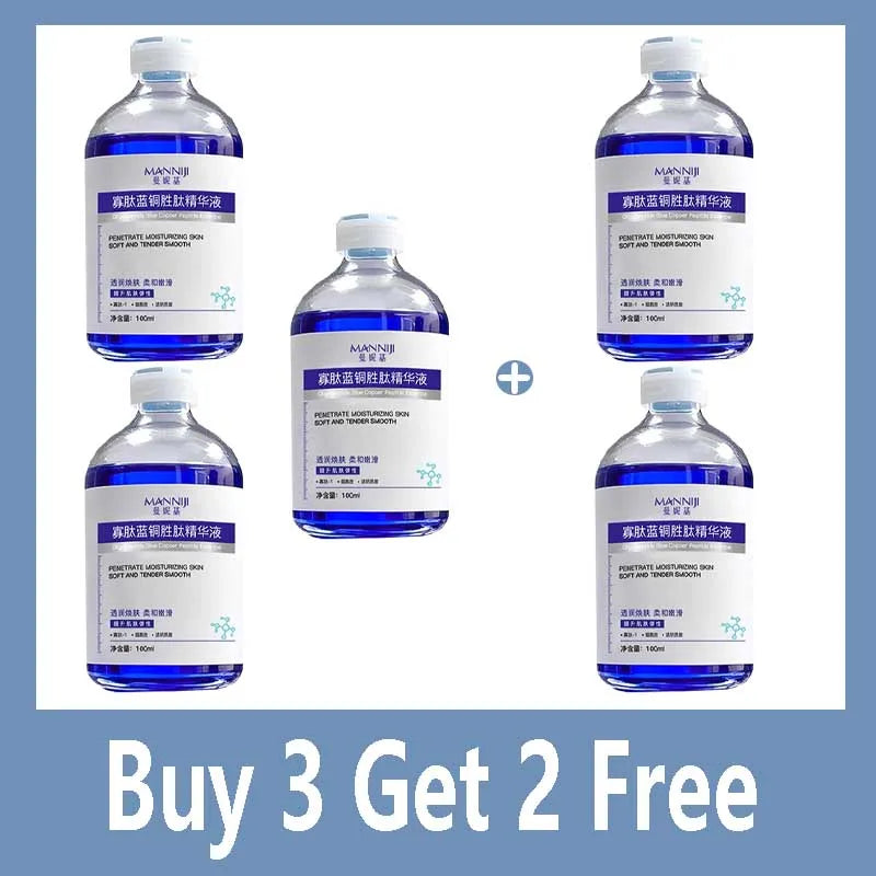 Copper Peptide Serum 100ml | Professional Anti-Wrinkle Skin Firming Scrubs Treatments Buy 3 Get 2 Free Tidesmit
