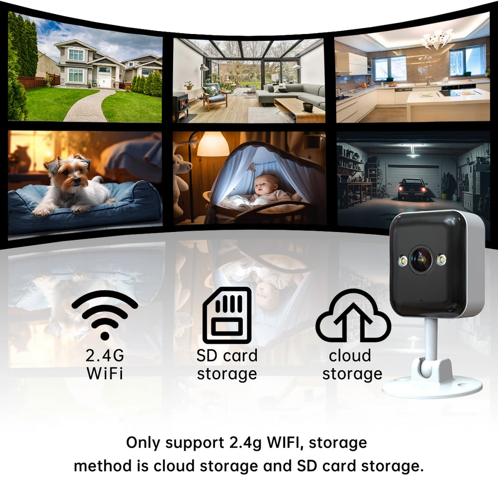 JOOAN 1080P Wifi Security Camera Outdoor&Indoor 5X Zoom Motion Detect Two-Way Audio Smart Home Security IP Camera for Baby & Pet