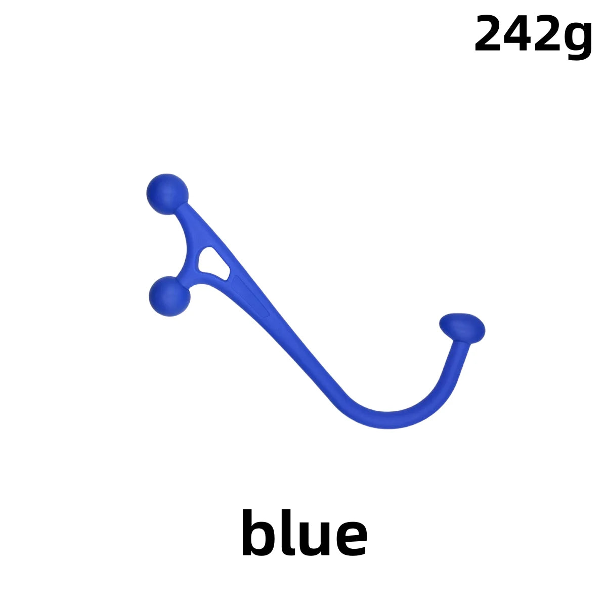 Back Massage Stick for Pain Relief - Ergonomic Deep Tissue Tool Back Massage Instrument BLUE-1PC Tidesmit